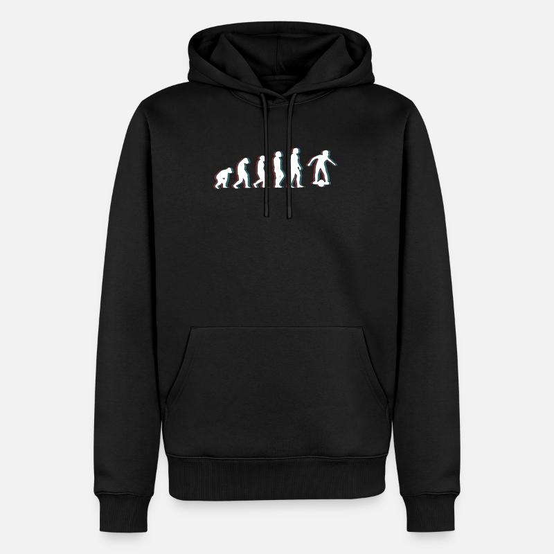 Evolution Onewheel Shirt Gift - Men’s Premium Organic Hoodie - black
