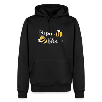 Papa Beekeeper Chemise Cadeau Père Day - Sweat à capuche Premium bio Homme - noir - Devant - Nico (187cm)