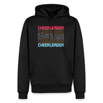 Cheerleader Shirt Spruch Geschenk - Männer Premium Bio Hoodie - Schwarz - Vorne - Nico (187cm)