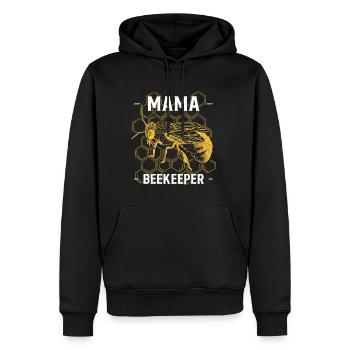 Mama Beekeeper Shirt Mutter Muttertag Shirt - Männer Premium Bio Hoodie - Schwarz - Vorne - Nico (187cm)