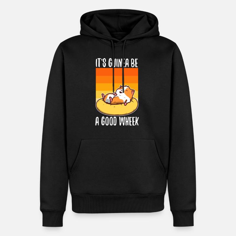 Guinicorne - Sweat à capuche Premium bio Homme - noir
