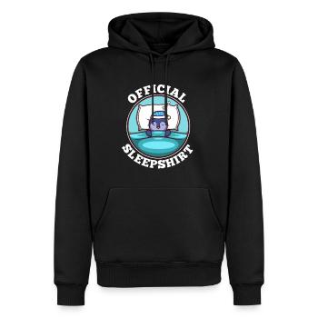 Official sleepshirt penguin - Männer Premium Bio Hoodie - Schwarz - Vorne - Nico (187cm)