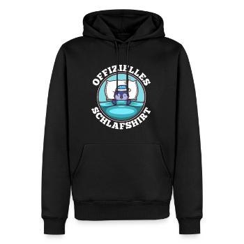 Offizielles schlafshirt Pinguin - Männer Premium Bio Hoodie - Schwarz - Vorne - Nico (187cm)