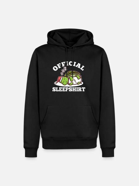 Official sleepshirt Turtle - Men’s Premium Organic Hoodie - black