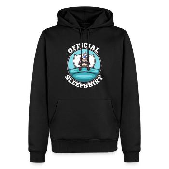 Official sleepshirt Raccoon - Männer Premium Bio Hoodie - Schwarz - Vorne - Nico (187cm)