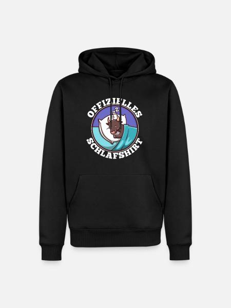 Offizielles schlafshirt Stier - Männer Premium Bio Hoodie - Schwarz