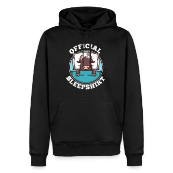 Official sleepshirt Taurus - Männer Premium Bio Hoodie - Schwarz - Vorne - Nico (187cm)