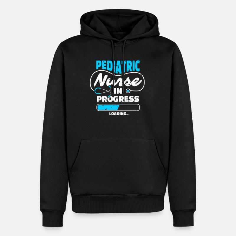 Kinderkrankenschwester Pediatric Nurse Loading - Men’s Premium Organic Hoodie - black