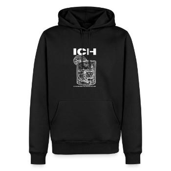 Tonic Ohne Alkohol ist Irgendwie Ginlos Gin - Männer Premium Bio Hoodie - Schwarz - Vorne - Nico (187cm)