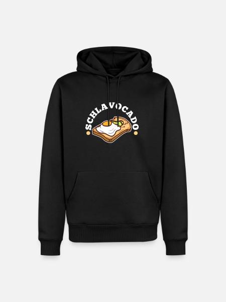 Schlavocado - Männer Premium Bio Hoodie - Schwarz