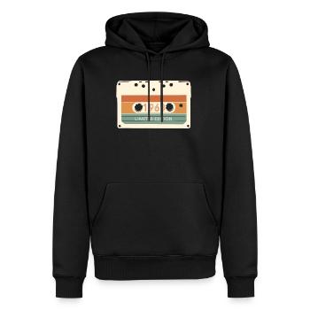 Cassette 1963 60th Birthday Shirt Gift - Sweat à capuche Premium bio Homme - noir - Devant - Nico (187cm)