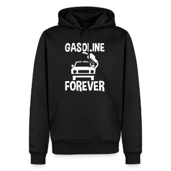 Essence pour toujours 2 - Sweat à capuche Premium bio Homme - noir - Devant - Nico (187cm)