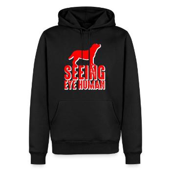 Seeing Eye Human 26 - Männer Premium Bio Hoodie - Schwarz - Vorne - Nico (187cm)