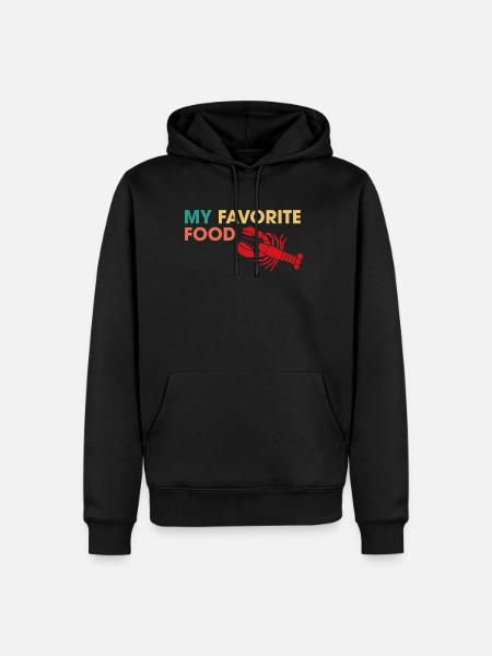 Mes écrevisses préférées - Sweat à capuche Premium bio Homme - noir