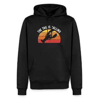 The Tail Is Calling Crawfish Shirt - Männer Premium Bio Hoodie - Schwarz - Vorne - Nico (187cm)