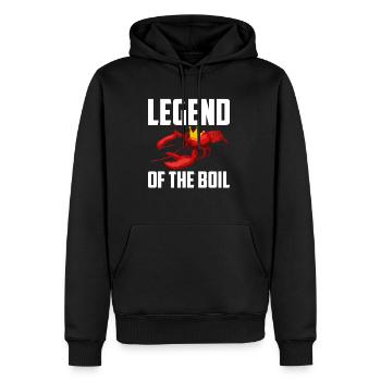Legend Of The Boil Crawfish Shirt Gift - Men’s Premium Organic Hoodie - black - Front - Nico (187cm)
