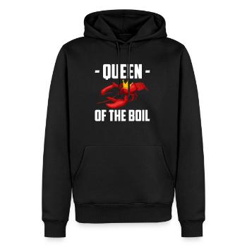 Queen Of The Boil Crawfish Shirt Gift - Men’s Premium Organic Hoodie - black - Front - Nico (187cm)