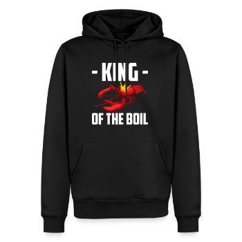 King Of The Boil Crawfish Shirt Gift - Men’s Premium Organic Hoodie - black - Front - Nico (187cm)