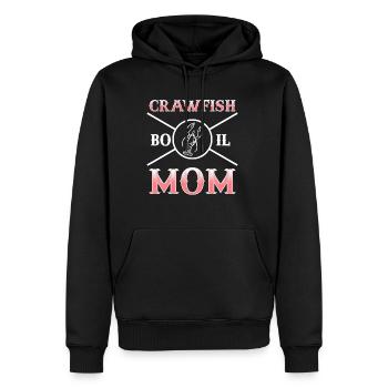 Crawfish Boil Mom Shirt Gift Mother's Day - Men’s Premium Organic Hoodie - black - Front - Nico (187cm)