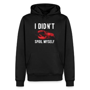 I Didnt Spoil Myself Shirt Crawfish - Männer Premium Bio Hoodie - Schwarz - Vorne - Nico (187cm)