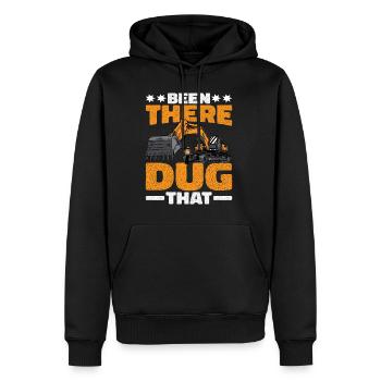Been There Dug That 4 - Männer Premium Bio Hoodie - Schwarz - Vorne - Nico (187cm)