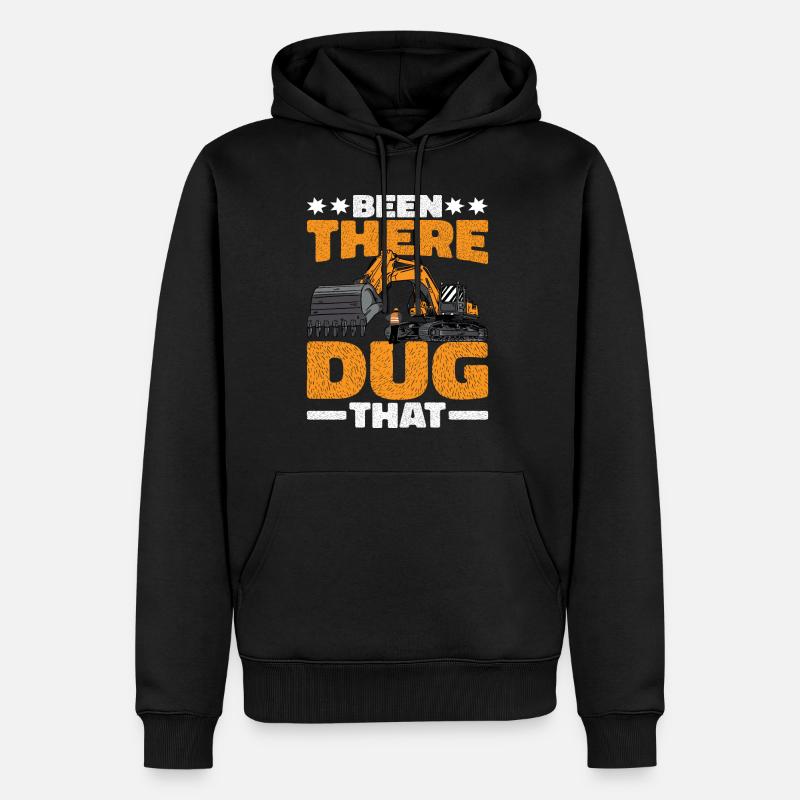 Been There Dug That 4 - Männer Premium Bio Hoodie - Schwarz
