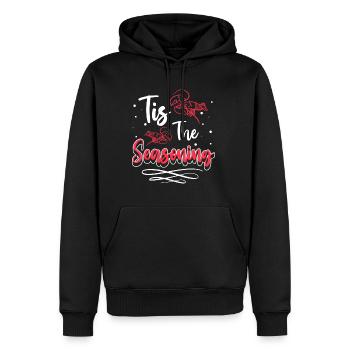 Tis The Seasoning Crawfish Shirt - Men’s Premium Organic Hoodie - black - Front - Nico (187cm)