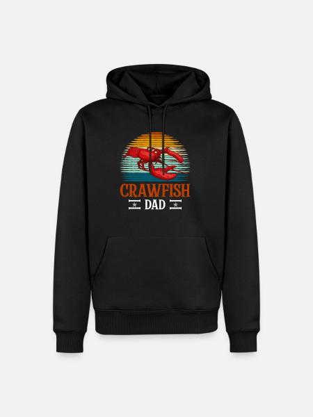 Vintage Retro Krebse Skjorte - Herre Premium økologisk hoodie - sort