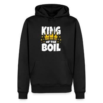 King Of The Boil Crawfish Shirt Gift - Men’s Premium Organic Hoodie - black - Front - Nico (187cm)