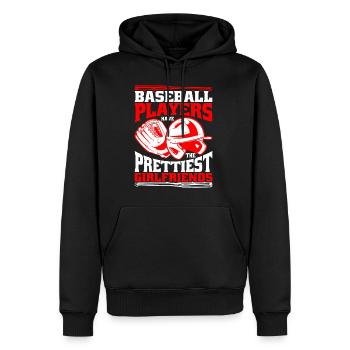 Baseball Players Have The Prettiest Girlfriends 6 - Männer Premium Bio Hoodie - Schwarz - Vorne - Nico (187cm)