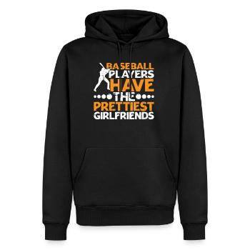 Baseball Players Have The Prettiest Girlfriends 7 - Männer Premium Bio Hoodie - Schwarz - Vorne - Nico (187cm)