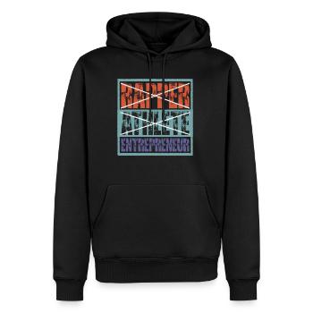 Rapper Athlete Entrepreneur 32 - Männer Premium Bio Hoodie - Schwarz - Vorne - Nico (187cm)