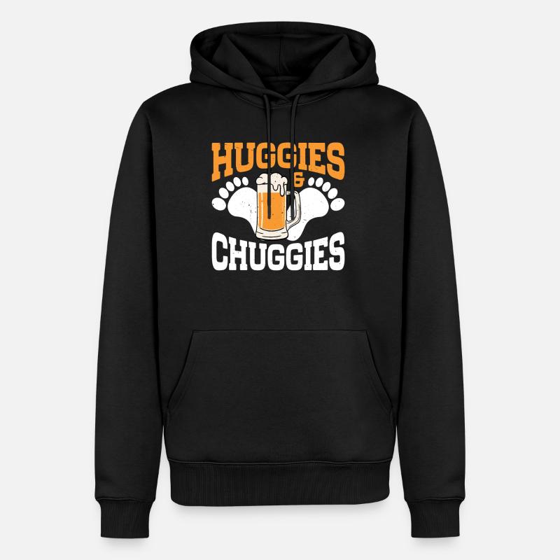 Huggies & Chuggies 29 - Sweat à capuche Premium bio Homme - noir