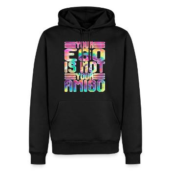 Your Ego Is Not Your Amigo 24 - Männer Premium Bio Hoodie - Schwarz - Vorne - Nico (187cm)