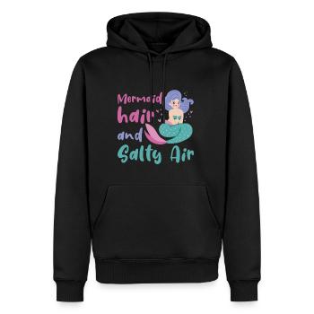 Mermaid Hair And Salty Air 4 - Männer Premium Bio Hoodie - Schwarz - Vorne - Nico (187cm)
