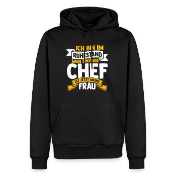 Lieblings Opa Ruhestand Rente Geschenk Opi Großvat - Männer Premium Bio Hoodie - Schwarz - Vorne - Nico (187cm)