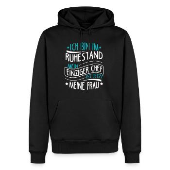 Lieblings Opa Ruhestand Rente Opa Spruch Beste Gra - Männer Premium Bio Hoodie - Schwarz - Vorne - Nico (187cm)