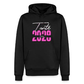 Tante Loading 2028 Babyankündigung Geburt Schwange - Männer Premium Bio Hoodie - Schwarz - Vorne - Nico (187cm)