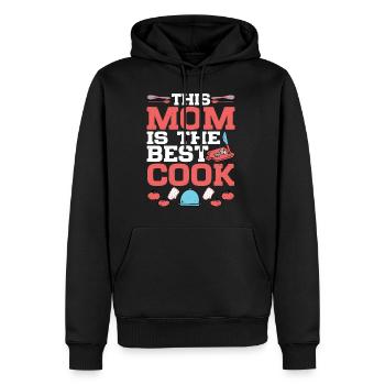 This Mom Is The Best Cook 2 - Männer Premium Bio Hoodie - Schwarz - Vorne - Nico (187cm)