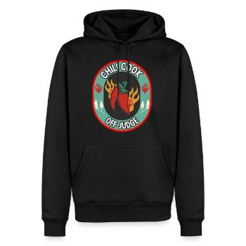 Chili Cook Off Judge 25 - Sweat à capuche Premium bio Homme - noir - Devant - Nico (187cm)