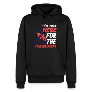 I'm Just Here For The Cheerleaders 12 - Männer Premium Bio Hoodie - Schwarz - Vorne - Nico (187cm)