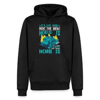 It's How Happy The New Home Is 3 - Männer Premium Bio Hoodie - Schwarz - Vorne - Nico (187cm)