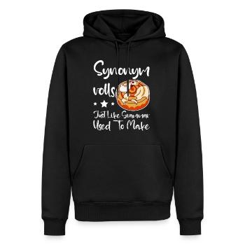 Synonym Rolls Just Like Grammar Used To Make 4 - Männer Premium Bio Hoodie - Schwarz - Vorne - Nico (187cm)