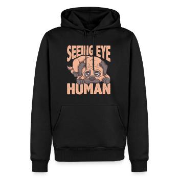 Seeing Eye Human 29 - Männer Premium Bio Hoodie - Schwarz - Vorne - Nico (187cm)