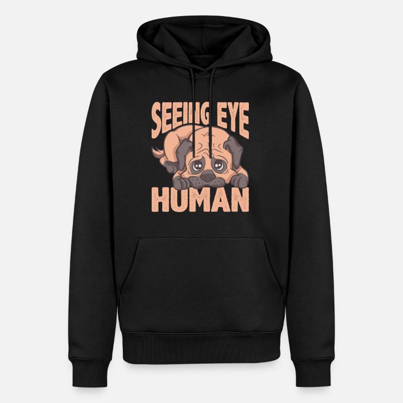 Seeing Eye Human 29 - Sweat à capuche Premium bio Homme - noir