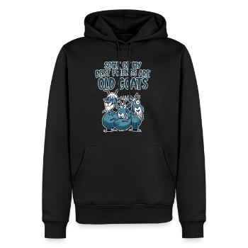Some Of My Best Friends Are Old Goats 4 - Männer Premium Bio Hoodie - Schwarz - Vorne - Nico (187cm)