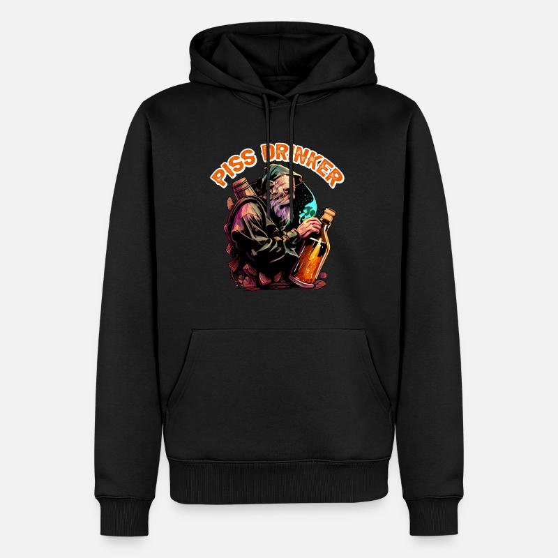 Piss Drinker 35 - Männer Premium Bio Hoodie - Schwarz