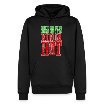 Don't Mean To Brag But I'm Kinda Hot 3 - Männer Premium Bio Hoodie - Schwarz - Vorne - Nico (187cm)