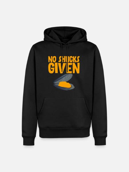 No Shucks Given 2 - Men’s Premium Organic Hoodie - black