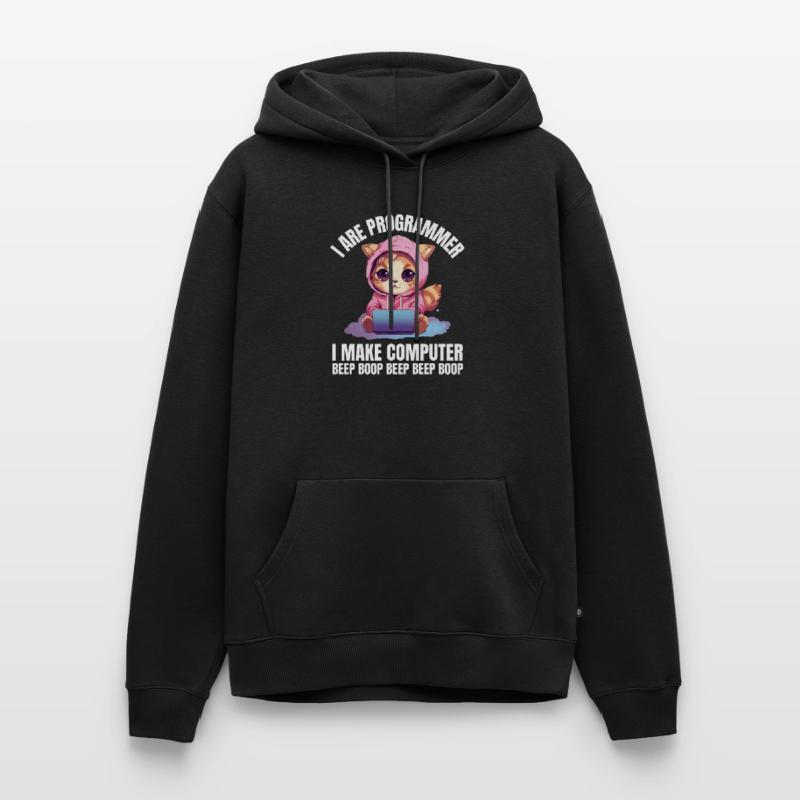 I'm a programmer. I'm doing Computer Beep Men’s Premium Organic Hoodie